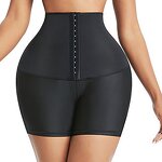 High Waist Yoga Leggings - Breathable Hooks Waist Trainer Corset Gym Fitness Pants