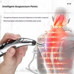 Tens Pulse Meridian Pen - Rechargeable Muscle Stimulation Analgesic Acupressure Therapy Tool