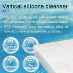 Silicone Facial Scrubber - Electric Deep Cleaning Face Skin Cleansing Brush Beauty Tool