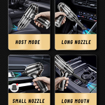 Smart Car Vacuum - Electric Brushless Motor 120W Rechargeable Portable Aspirateur