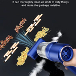 Car Interior Vacuum - Cordless Portable Wet Dry Home Use Cleaning Device Tool