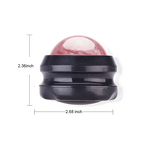 Rose Quartz Gua Sha Roller - Natural Crystal Neck Face Deep Tissue Massage Ball Tool