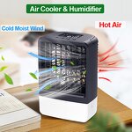 Water Ice Air Cooler - Smart Home Office 500ML 4000mAh USB Portable Mini Fan