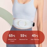 Period Pain Relief Belt - Multifunctional Abdomen Waist Heating Therapy Massage Tool