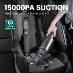 Cordless Car Vacuum - 6000Pa High Power Mini Handheld Aspirateur Car Wash Tool