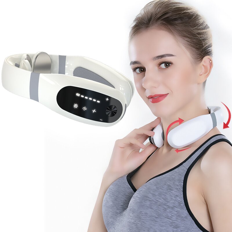 Neck Massager Manufacturer - 2025 Top Seller Smart with Pulse Heat Remote Control