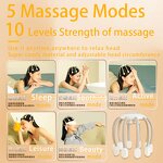 Head Massager Manufacturer - HEZHENG 10 Claw Electric TMS V Timing USB Rechargeable