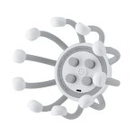 Head Massager Manufacturer - Spider Silicone Claw Vibration Wireless Octopus Electric