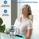 Head Massager Manufacturer - HEZHENG Rechargeable Portable Wireless One-Button Use