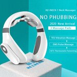 Neck Massager Manufacturer - HEZHENG Wireless Smart Cervical Pain Relief Pulse Heating
