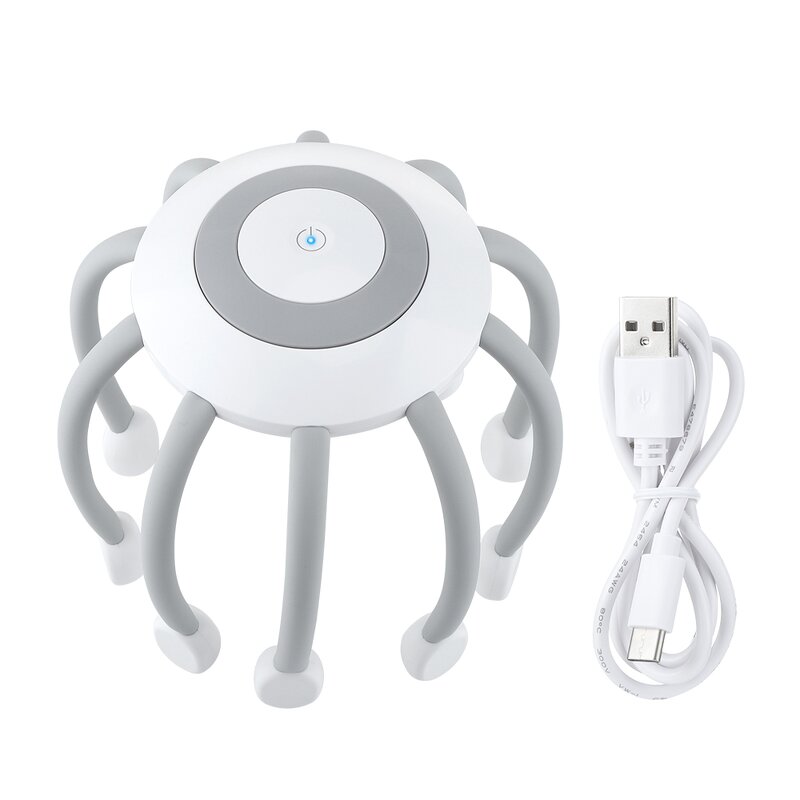Head Massager Manufacturer - HEZHENG Octopus Wireless Intelligent Relieve Migraine & OEM
