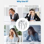 Head Massager Manufacturer - HEZHENG Rechargeable Portable Wireless One-Button Use