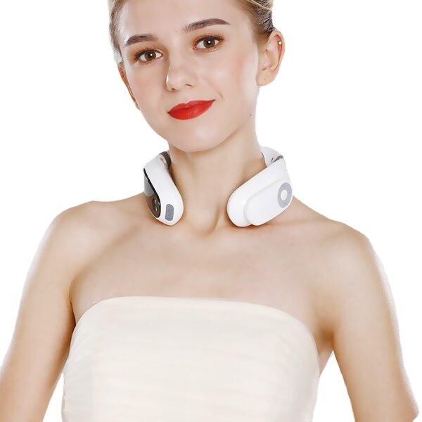 Neck Massager Manufacturer - HEZHENG Wireless Smart Cervical Pain Relief Pulse Heating