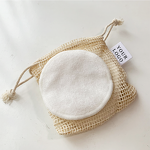 Reusable Cotton Pads - Factory Price Round Makeup Remover Cleansing Mesh Bag