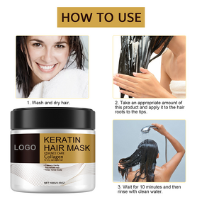 Collagen Hair Mask - New Trending 100g Deep Repaired Keratin Moisturizing Treatment
