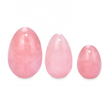 Pink Yoni Eggs - Natural Crystal Healing Jade Quartz Women Gift Stone