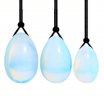 Nephrite Yoni Eggs - Hot Sale Natural Black White Jade Stone Women Girl Tool