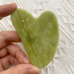 Green Jade Gua Sha - New Released Custom Logo Homeuse Face Massage Tool