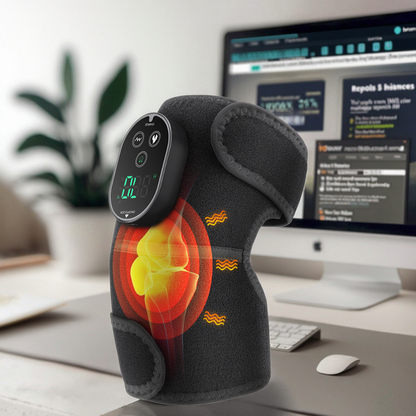 3-in-1 Knee Massager - Bestselling Professional Electric Heating Shoulder Elbow Support