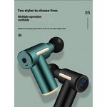 USB Mini Fascial Gun - Rechargeable Timed Control Muscle Relaxation Relief Gun