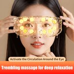 3D Bluetooth Eye Mask - 2000mAh Smart Acupoint Vibration Cold Hot Compress Tech