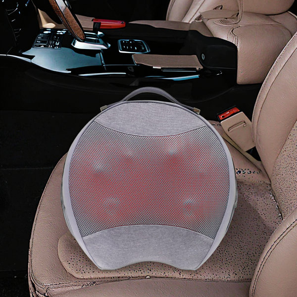 6D Back Massager - Ergonomic Portable Wireless 10 Minute Timer Long-Lasting Battery