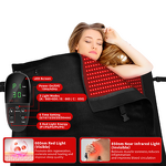 Red Light Therapy Mat - Full Body 2570pcs 2 in 1 LED Beads Premium Leather Adjustable