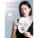 LED Phototherapy Mask - 7-Colour Hydrotherapy Rechargeable Wireless Anti-Ageing Care