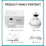 Travel Head Massager - Portable Kit Lightweight IPX7 Waterproof On-the-Go Relaxation