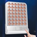 LED Light Therapy Device - Portable Large Lamp 12 Modes 4-Color USB Rechargeable