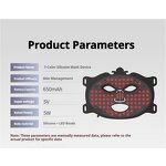 LED Light Therapy Mask - 450Nm 590Nm 630Nm 850Nm Red Light Acne Treatment Tool