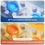 3D Bluetooth Eye Mask - 2000mAh Smart Acupoint Vibration Cold Hot Compress Tech