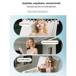 EMS Microcurrent Eye Massager - Red Light Dark Circles Puffiness Anti-Aging Brightening