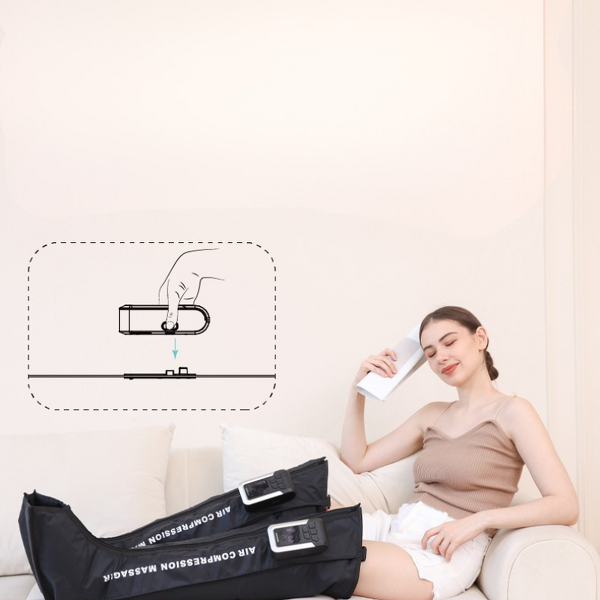 Air Compression Boots - Sports Recovery System Massage Therapy Fast Recovery Leg Massager