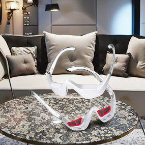 EMS Microcurrent Eye Massager - Red Light Dark Circles Puffiness Anti-Aging Brightening