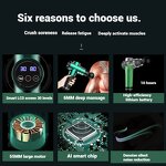 18 Speed Massage Gun - Dropshipping Custom LCD Screen Deep Tissue Percussion Vibration