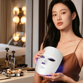 7 Colors LED Face Mask - New Design Skin Whiten Acne Therapy Home Use Massager