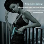 Long Handle Massage Gun - 2025 Professional Rechargeable Home Back Relax Set 500