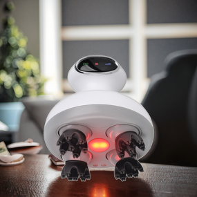 Spa Head Massager - Professional Grade Silicone Skin-Friendly Long-Lasting Battery