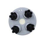 4-Mode Head Massager - Easy-Clean Ergonomic Grip USB Charging Daily Use Scalp Care