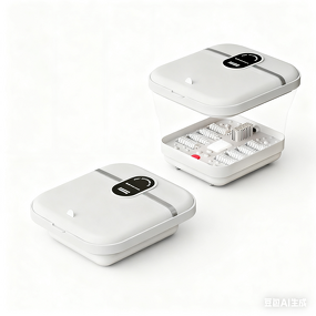 Foldable Foot Bath - Portable Electric Heating Soaking Bucket Roller Massage Machine