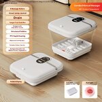 Collapsible Foot Bath - Portable Spa Foot Massage Device Bubbles Soaking Bucket