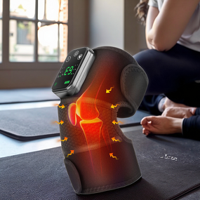 3-in-1 Knee Massager - Electric Heating Vibration Physiotherapy Shoulder Elbow Support