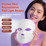 7 Color LED Mask - Wholesale Electric Wireless Light Therapy Tighten Wrinkle Removal