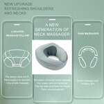 6D Shiatsu Neck Pillow - Heated U-Shaped Deep Kneading Massage Product Relief Tool