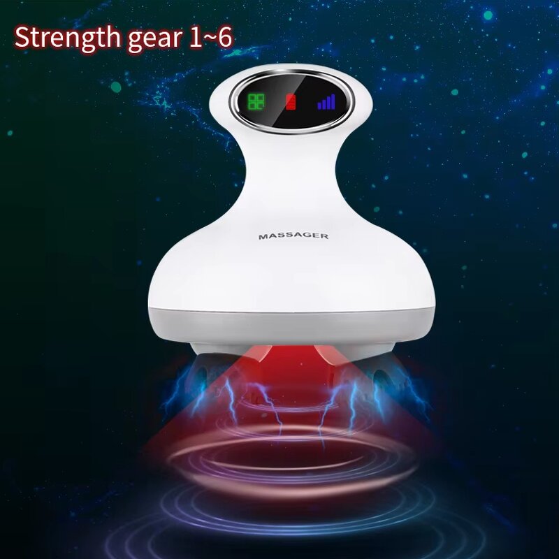 Travel Head Massager - Portable Kit Lightweight IPX7 Waterproof On-the-Go Relaxation