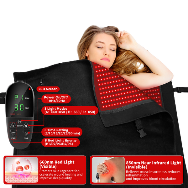 Red Light Therapy Machine - 2026 Infrared Combination Light Therapy Sleeping Bag