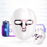 7 Color LED Facial Mask - 2026 Rechargeable Acne Anti Aging Skin Scrub Care Device
