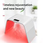 7 Colors Facial Steamer - Foldable Cold Spray ABS PDT LED Red Light Acne Removal