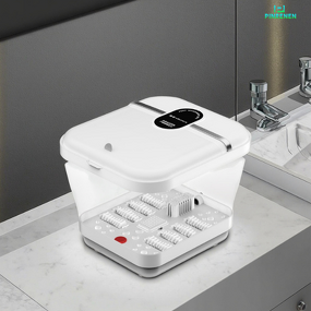 Folding Foot Bath - Cross-Border Heated Basin Portable Roller Massage Device Bucket